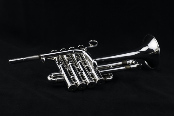 Blackburn Bb/A Piccolo Long Bell Trumpet 4-Valve - Click Image to Close